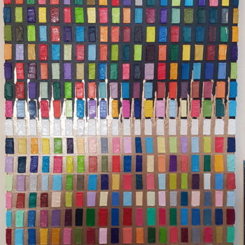 Картина под названием "380 windows" - Warren Griessel, Подлинное произведение искусства, Масло