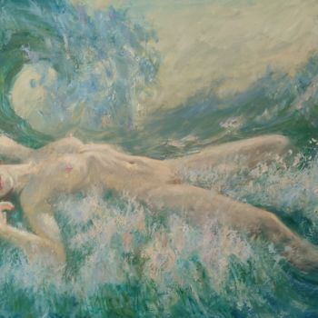 Pittura intitolato "Aphrodite" da Vasiliy Nesterov, Opera d'arte originale, Olio