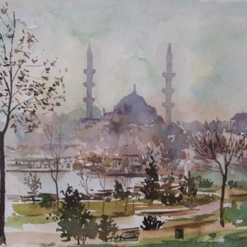「İSTANBUL」というタイトルの絵画 M Emin Kayseriliによって, オリジナルのアートワーク