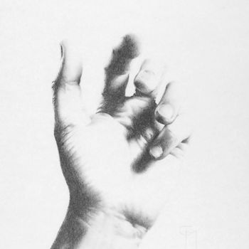 Dessin intitulée "Aide - Help" par Christophe Moreau, Œuvre d'art originale, Graphite