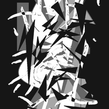 Arts numériques intitulée "peinture abstraite…" par Milafair, Œuvre d'art originale, Peinture numérique