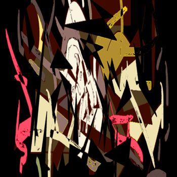 Digitale Kunst mit dem Titel "MAJESTIC peinture 4…" von Milafair, Original-Kunstwerk, Digitale Malerei