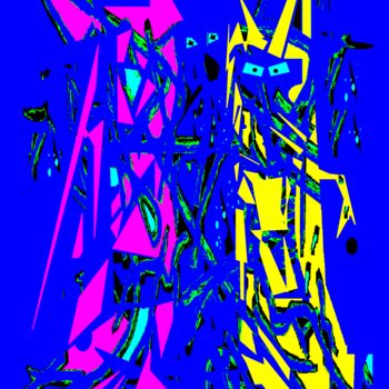 Digitale Kunst mit dem Titel "les personnages du…" von Milafair, Original-Kunstwerk, Digitale Malerei