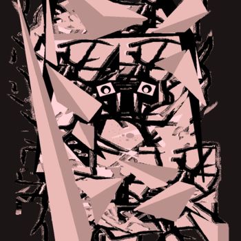 Цифровое искусство под названием "L'ESPRIT DES BOIS" - Milafair, Подлинное произведение искусства, Цифровая живопись