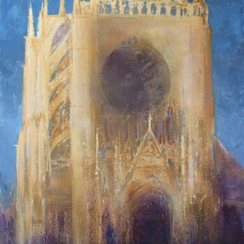 Pintura intitulada "Cathédrale de Metz…" por Wayne Sleeth, Obras de arte originais, Impressão digital