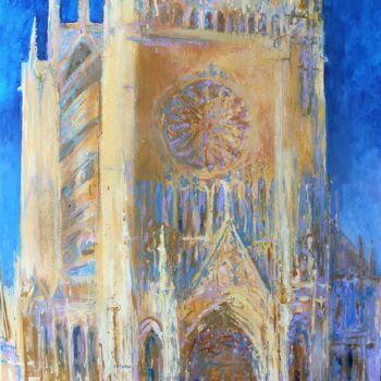 Ζωγραφική με τίτλο "Cathédrale de Metz…" από Wayne Sleeth, Αυθεντικά έργα τέχνης, Ψηφιακή εκτύπωση