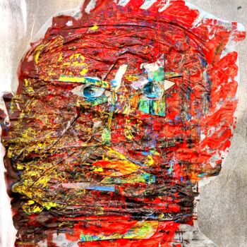 Картина под названием "Goodfather addiction" - Vuce, Подлинное произведение искусства, Масло