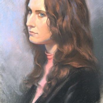 Ζωγραφική με τίτλο "портрет в технике п…" από Дмитрий Алмазов, Αυθεντικά έργα τέχνης, Λάδι