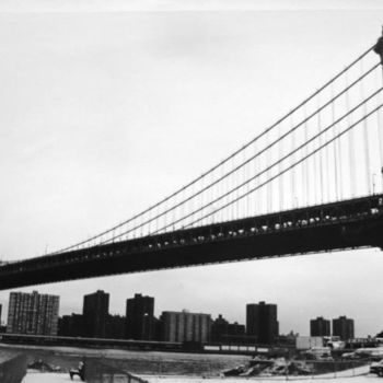 Fotografia intitolato "brooklyn bridge 2" da Weepee, Opera d'arte originale