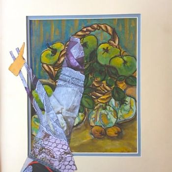 Pittura intitolato "Pommes Hors Cadre" da Lucienne Weill, Opera d'arte originale
