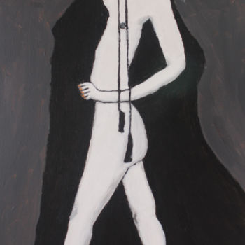 Pintura titulada "nude, acrylic, canv…" por David Weinreb, Obra de arte original, Acrílico