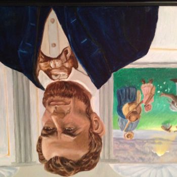 Painting titled "Lincoln's dream" by Carol Roberts, Original Artwork, Oil