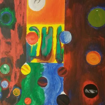 Painting titled "Abstract Artwork" by Valeri Welsch, Original Artwork, Acrylic