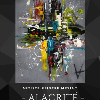Painting titled "Alacracité" by Wendy Verger, Original Artwork, Acrylic