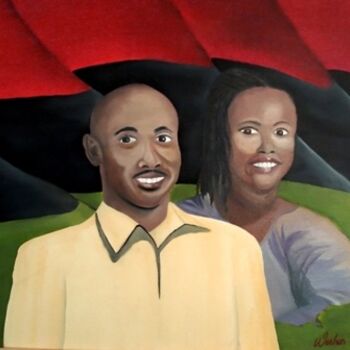 Peinture intitulée "African American Pr…" par Weshon Hornsby, Œuvre d'art originale