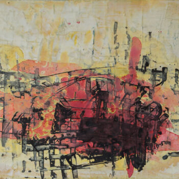 제목이 "summer sunrise II"인 미술작품 Werner Schaile로, 원작, 기름