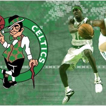 "Boston Celtics" başlıklı Dijital Sanat Michael Whitby tarafından, Orijinal sanat