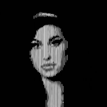 Digitale Kunst getiteld "Amy Winehouse" door Whiteline, Origineel Kunstwerk, 2D Digital Work