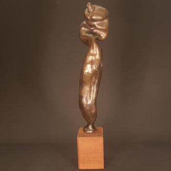 Sculpture titled "Hot Bell Pepper" by Wichert Van Engelen / Frozensteel.Nl, Original Artwork, Bronze