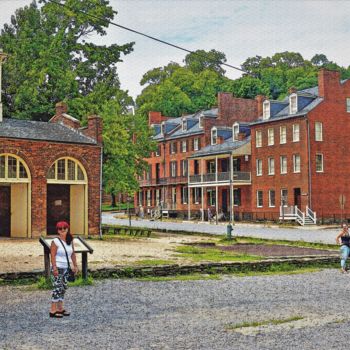 Photography titled "Harpers Ferry, West…" by W. Marek Cholody, Original Artwork, Manipulated Photography