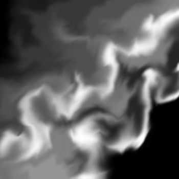 Arte digitale intitolato "Midnight smoke" da Wiktoria Pianko, Opera d'arte originale, Pittura digitale