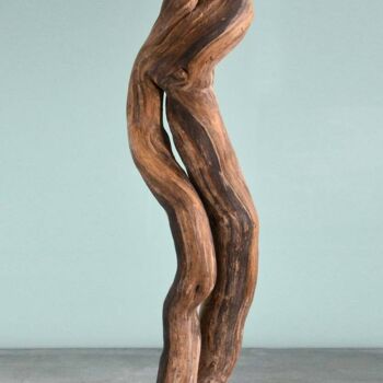 Sculpture titled "Créature Végétale n…" by Wildinside, Original Artwork, Wood