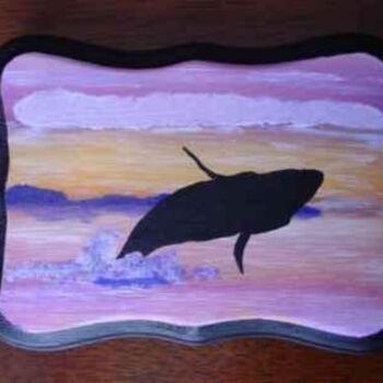 Painting titled "Whale" by Wilhelmina Mckittrick, Original Artwork