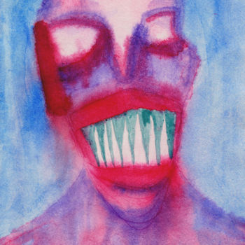 "Pink Guy" başlıklı Tablo Wilhelm Nosferatu tarafından, Orijinal sanat, Suluboya