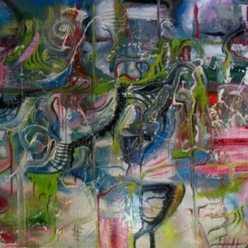 Картина под названием "Abstranctor" - Willcap, Подлинное произведение искусства, Масло
