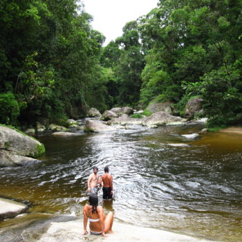 Fotografía titulada "Cachoeira Paraty" por William Souza, Obra de arte original, Fotografía digital