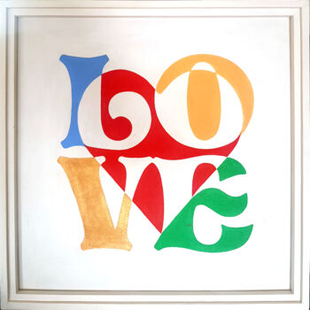 "Love" başlıklı Tablo Willem Van Roozendaal tarafından, Orijinal sanat, Ahşap