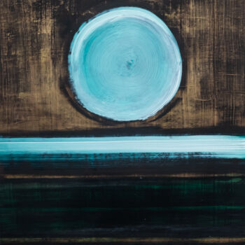 Painting titled "Blue Moon" by William Eiffert, Original Artwork, Acrylic
