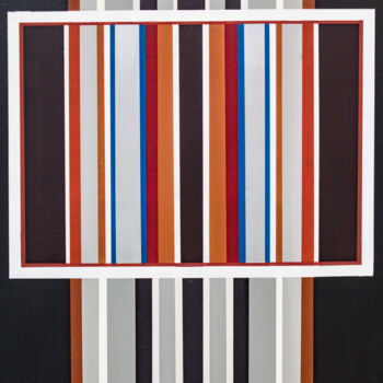 Painting titled "Vertical Stripes" by William Eiffert, Original Artwork, Acrylic