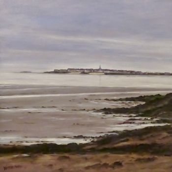 Painting titled "St Malo" by William Himo, Original Artwork, Oil