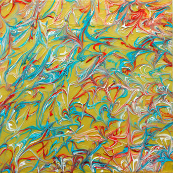 Malerei mit dem Titel "Gold Swirl.jpg" von William Olexik, Original-Kunstwerk, Acryl