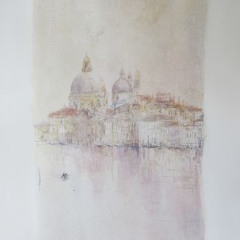 Картина под названием ""Venezia"" - William Serafini, Подлинное произведение искусства, Акварель
