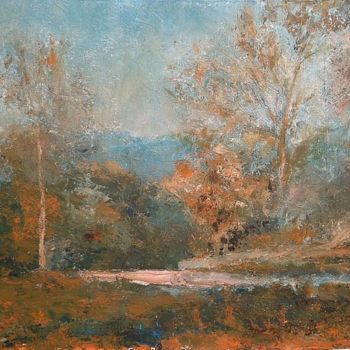 Painting titled "Culvers Bend" by William Dunn, Original Artwork, Oil