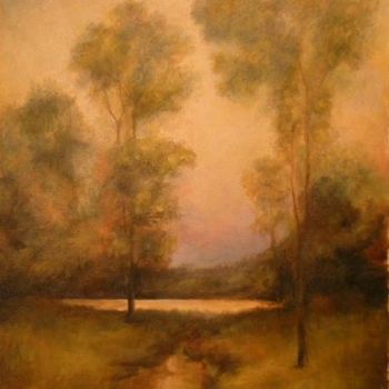 「Autumn sunset」というタイトルの絵画 William Dunnによって, オリジナルのアートワーク