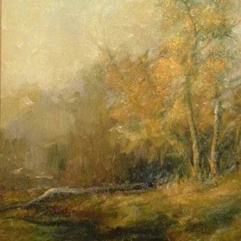 「Creek west of Sanbo…」というタイトルの絵画 William Dunnによって, オリジナルのアートワーク, オイル