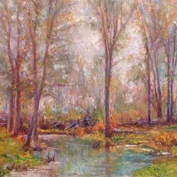 Malarstwo zatytułowany „Woods in compliment” autorstwa William Dunn, Oryginalna praca, Olej