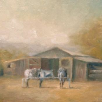 Painting titled "Kiowa county dry" by William Dunn, Original Artwork, Oil