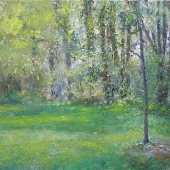 Painting titled "Spring light" by William Dunn, Original Artwork, Oil