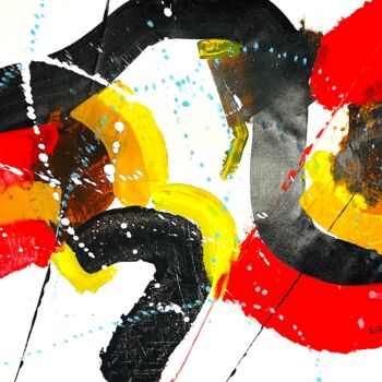 绘画 标题为“Abstrait N°16” 由Willigo, 原创艺术品, 丙烯