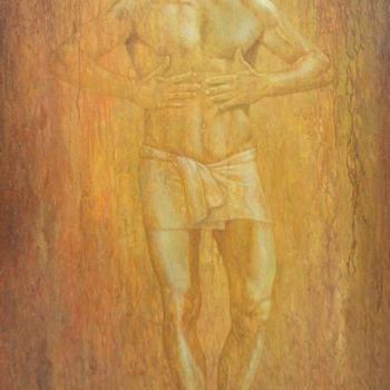 Pintura titulada "San Sebastian" por Willis Vega, Obra de arte original, Oleo