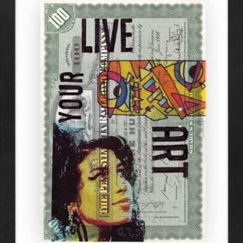 Peinture intitulée "Live Your Art" par Willy B, Œuvre d'art originale, Acrylique