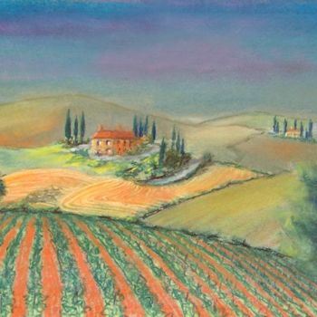 Peinture intitulée "Tuscan Landscape" par Wilt, Œuvre d'art originale