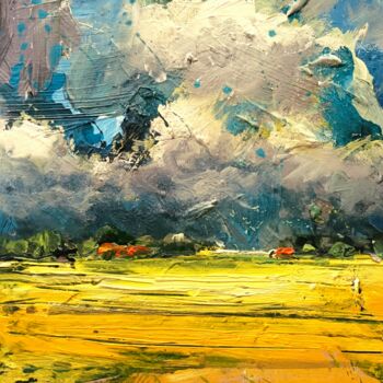 Pittura intitolato "Approaching shower…" da Wimvandewege, Opera d'arte originale, Acrilico