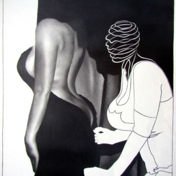 图画 标题为“Two Black Widows” 由Sancho Harker, 原创艺术品, 其他