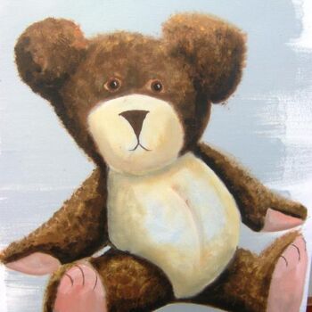 Painting titled "Bears" by Winstone Partim, Original Artwork
