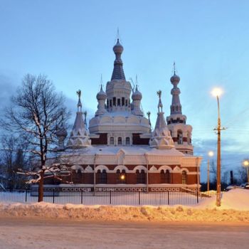 Photography titled "Церковь Святого Ник…" by Winter, Original Artwork